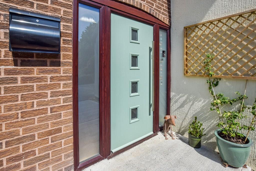 Modern entrance