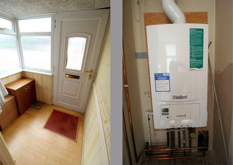 Entrance Porch and Boiler