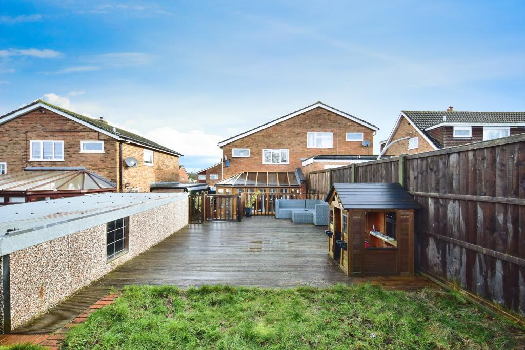Private Rear Garden With Conservatory View