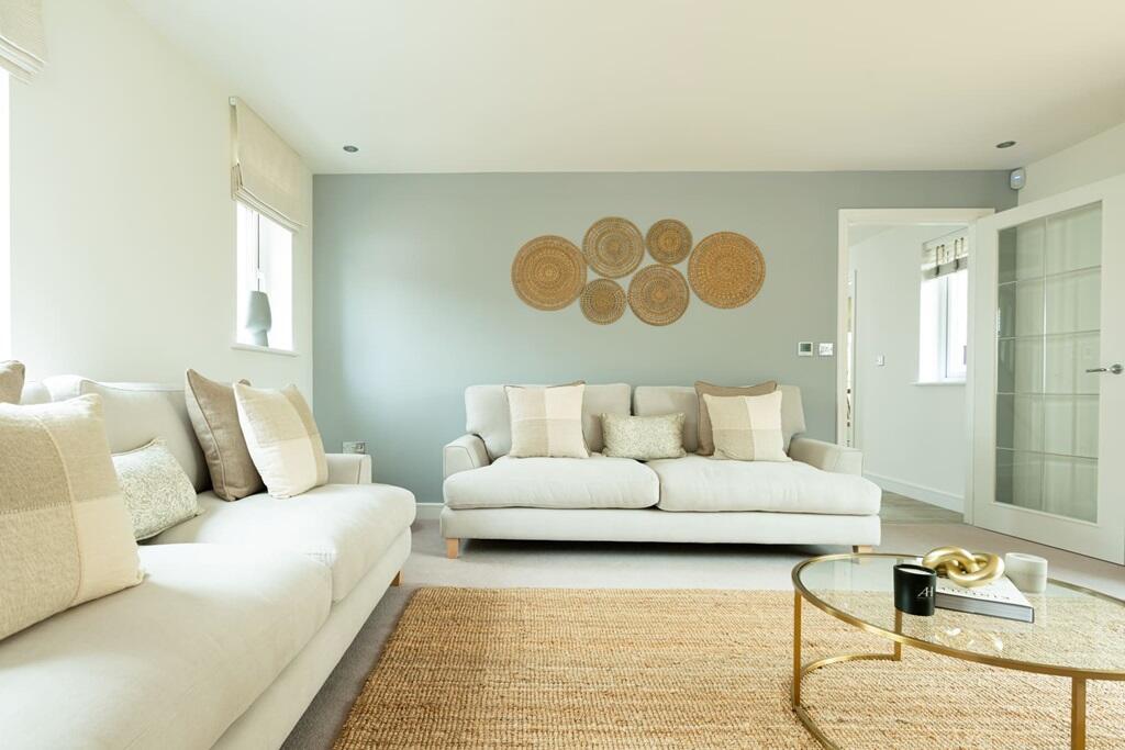There's a wealth of space for the whole family to relax together in the evenings