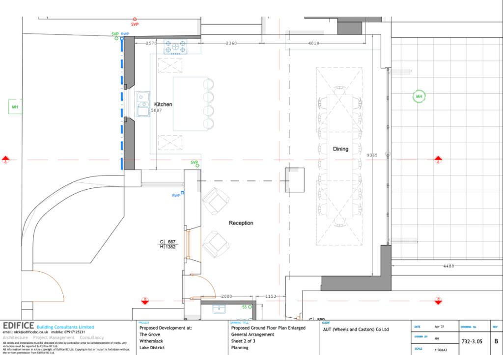 Proposed plans to transform the main house