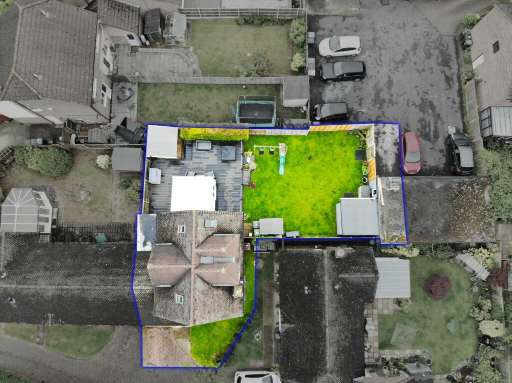Aerial of plot