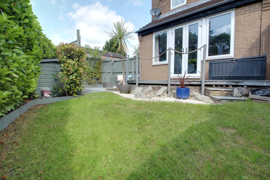 Part of the back garden