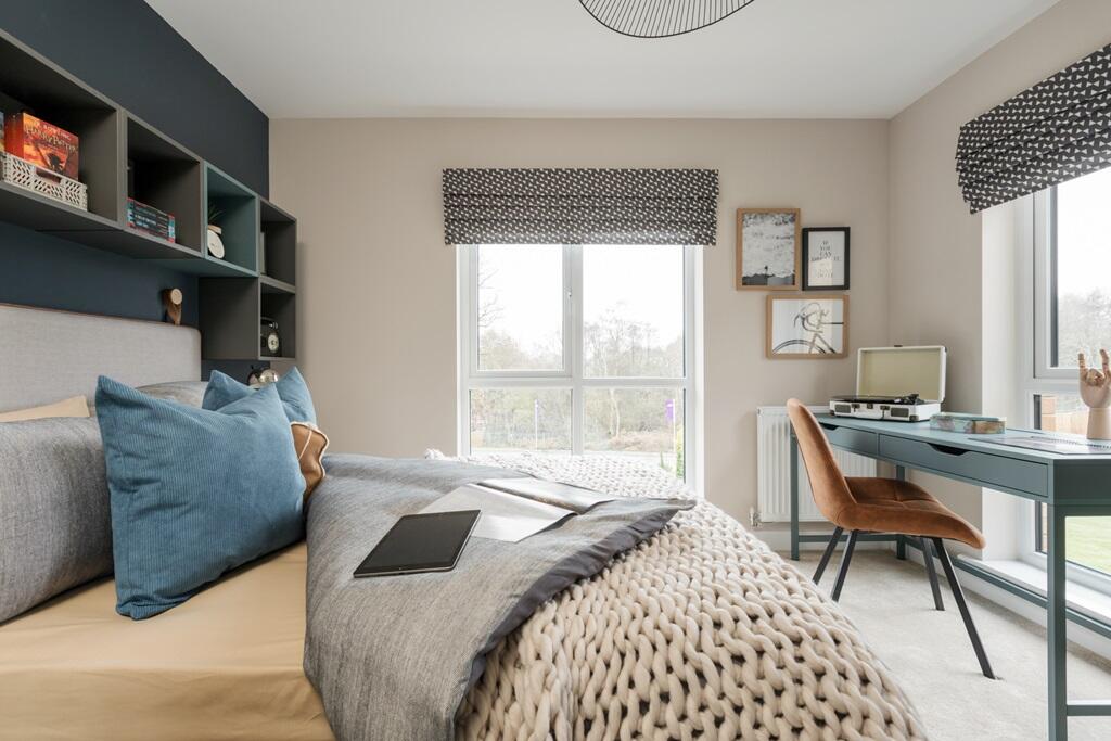 Sitting to the front of the home, Bedroom 3 is bright and spacious