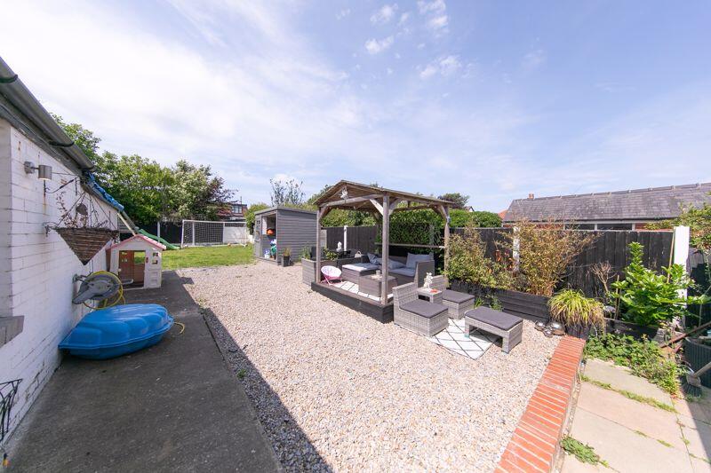 Private West facing garden