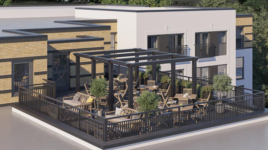 Powell House - Roof Terrace (Artist Impression) 