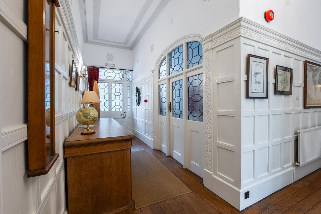 Panelled entrance hallway