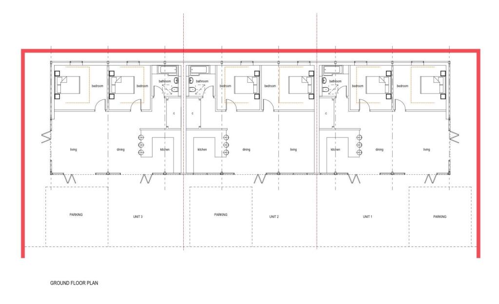 Unit 1-3 Floorplans