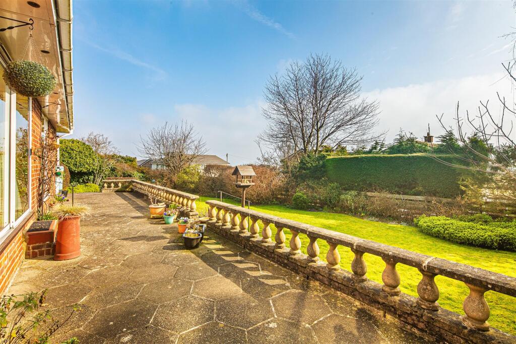 Terrace and garden