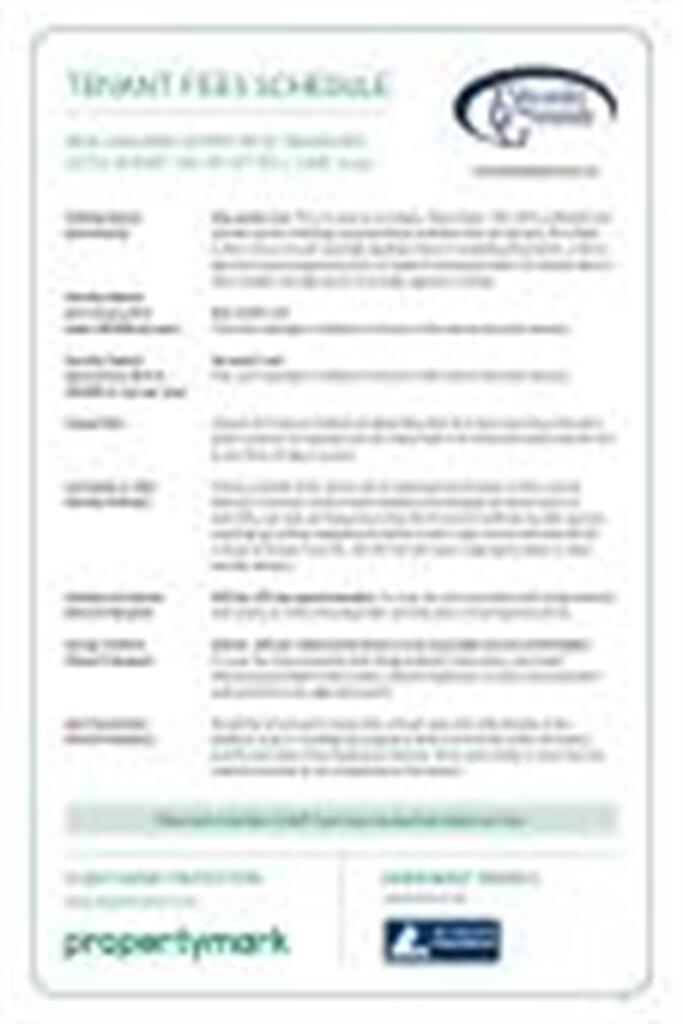 Tenancy Fees