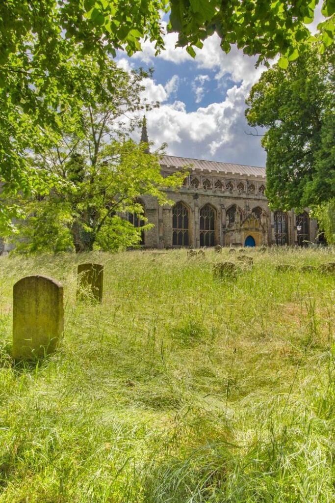 Norman Tower Cottage [View of St. Mary's Church] W