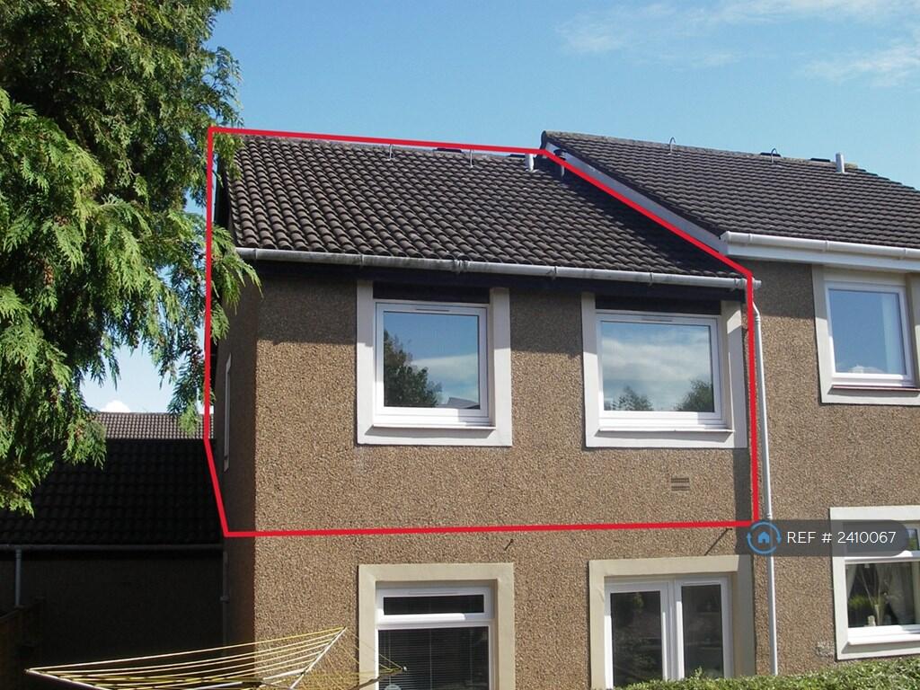 Rear View Of Flat - Red Outline