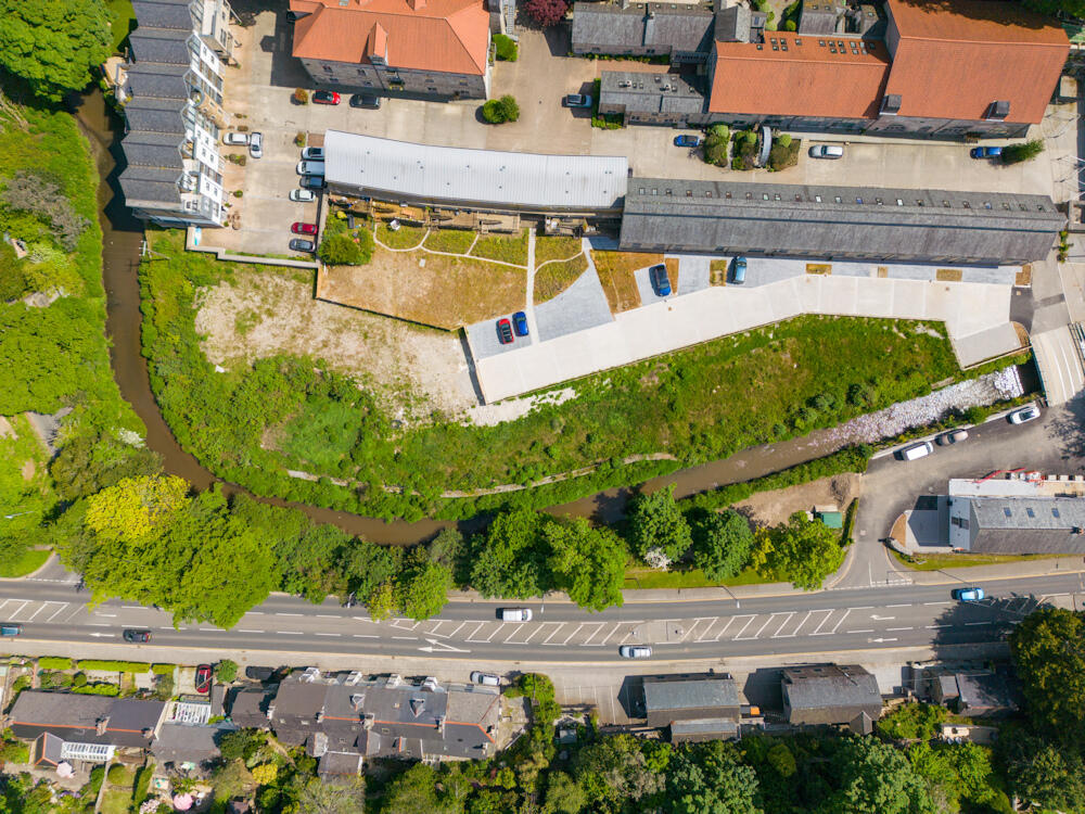 Aerial view of site