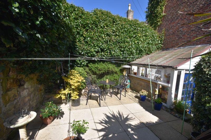 Rear courtyard