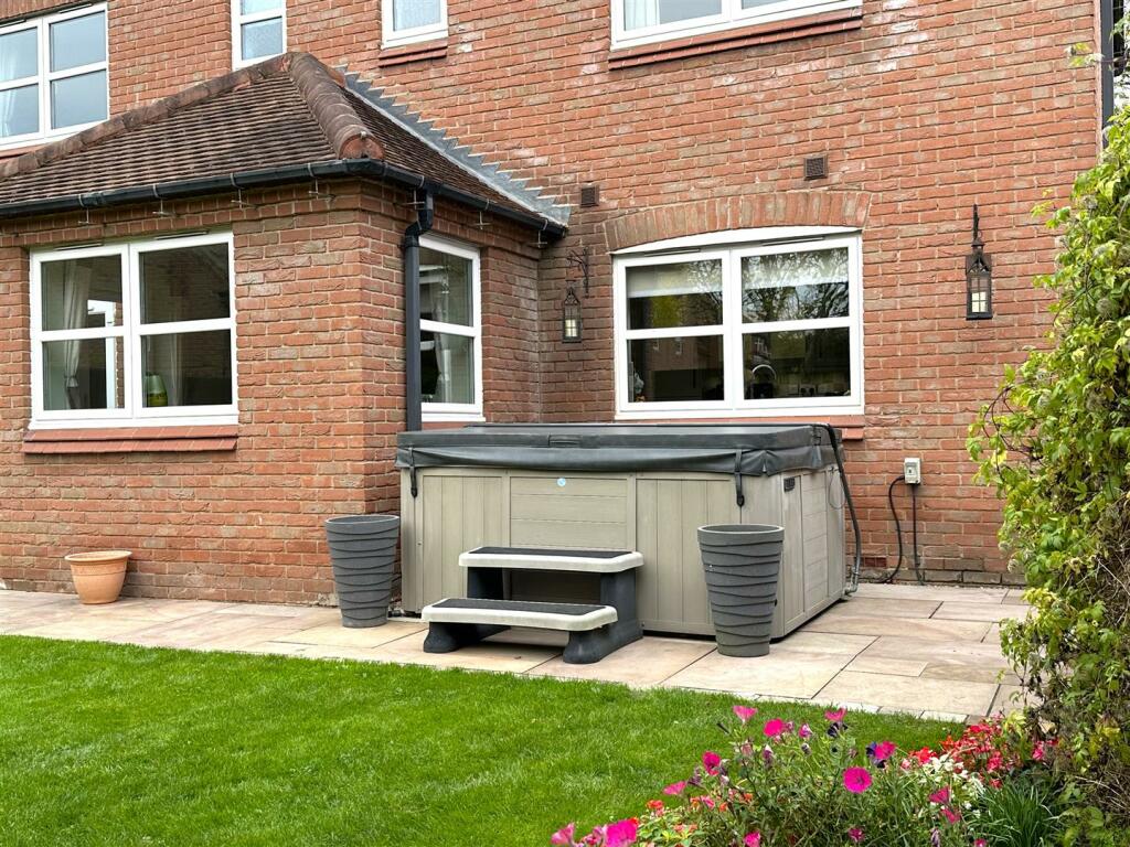 Paved Seating/ Hot Tub Area 822