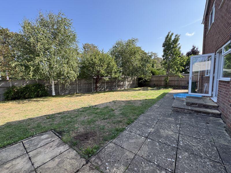 Rear patio