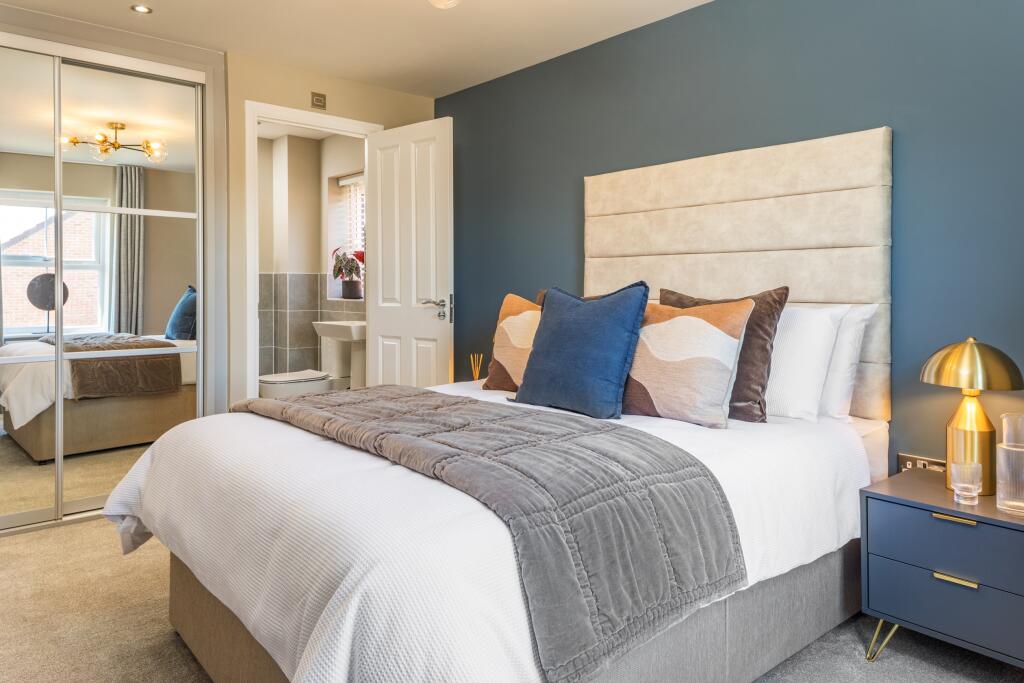 Bedroom in the Hanbury 4 bedroom home
