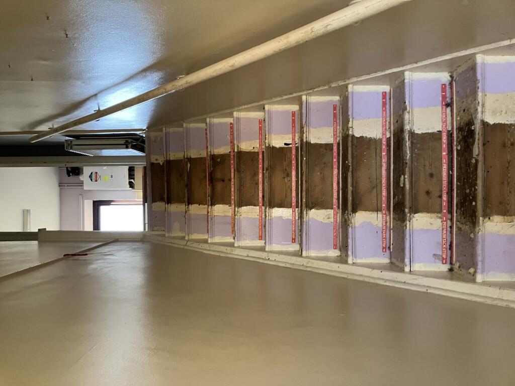 internal stairs - to access flat
