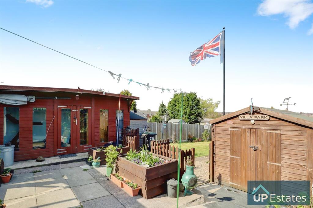 Rear Garden + Summer House