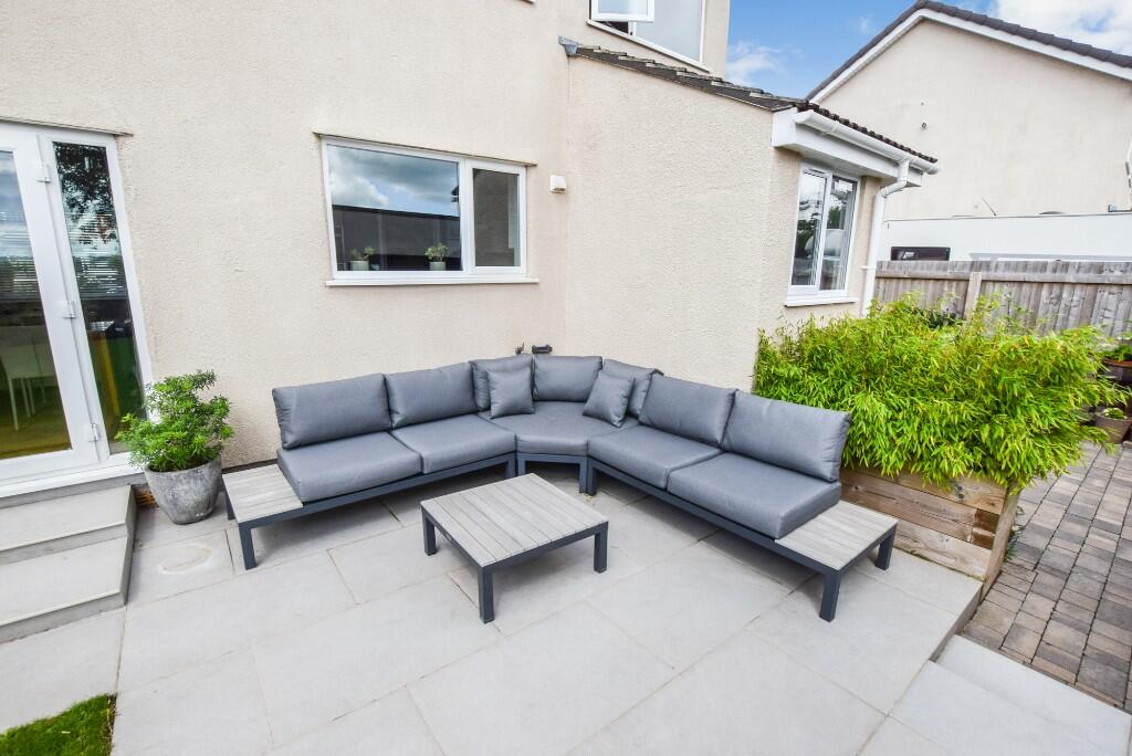 Large patio