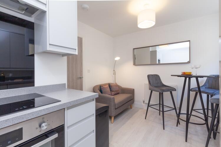 Living and dining...