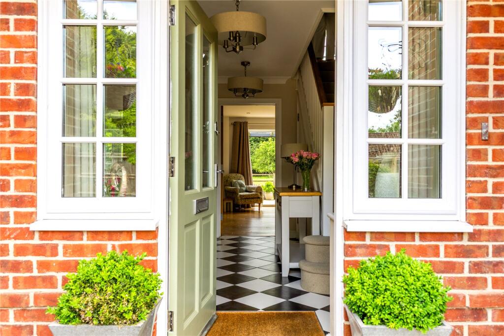 Tiled Hallway