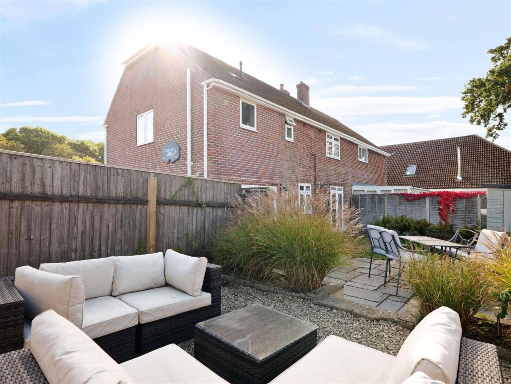 View towards back of house