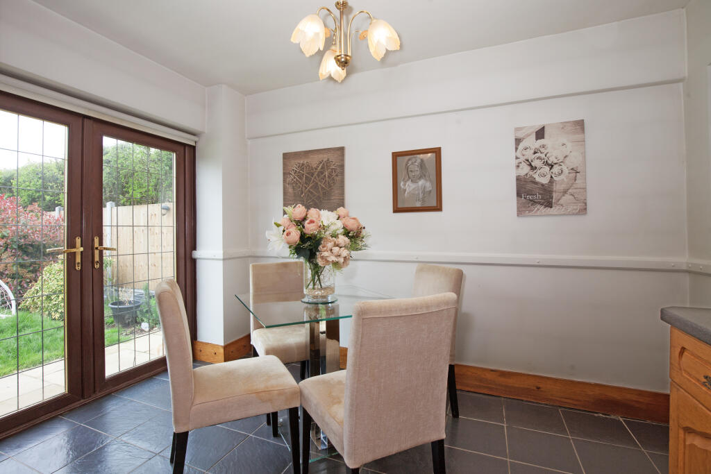 Kitchen/Breakfast Area leading to rear garden pati