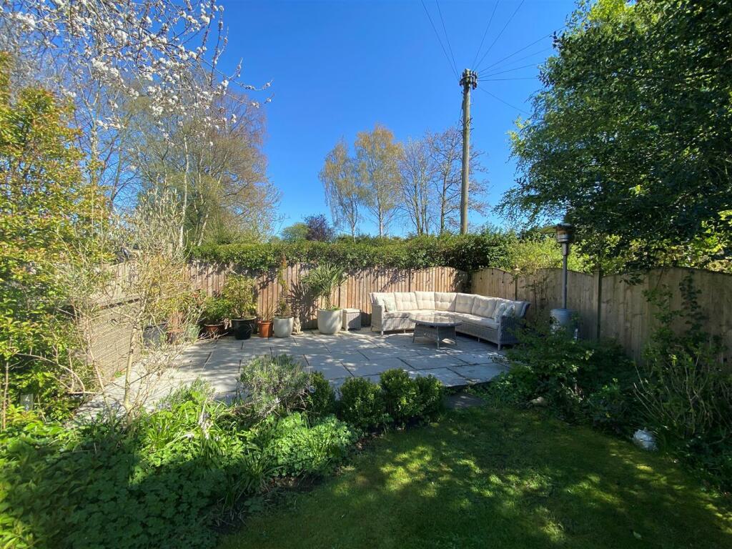 Patio to head of garden
