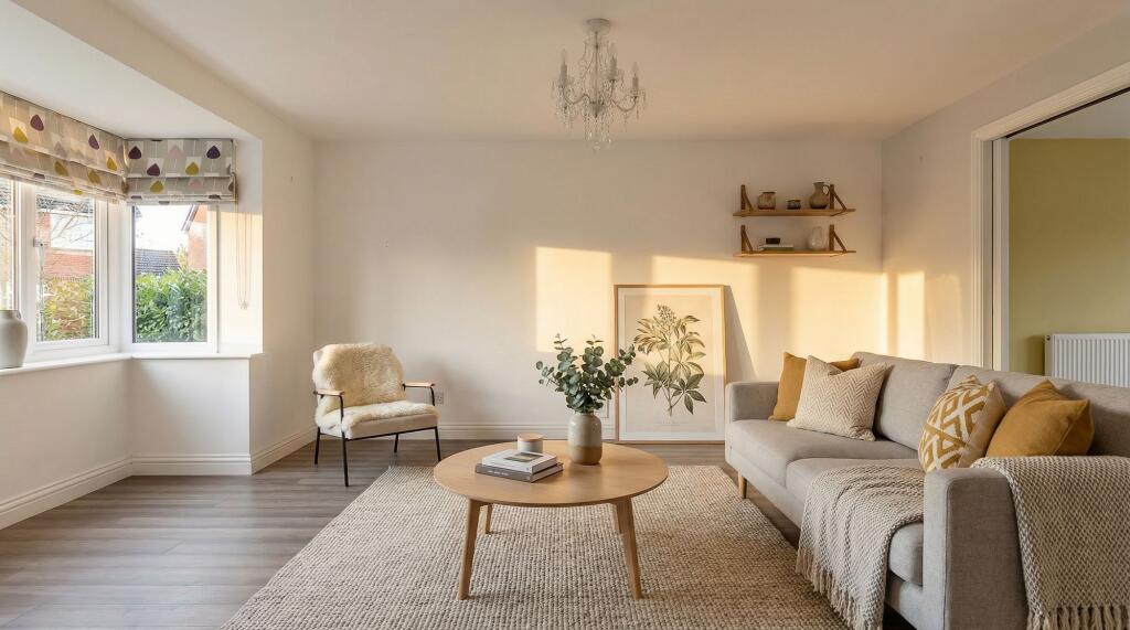 Virtually Staged Lounge