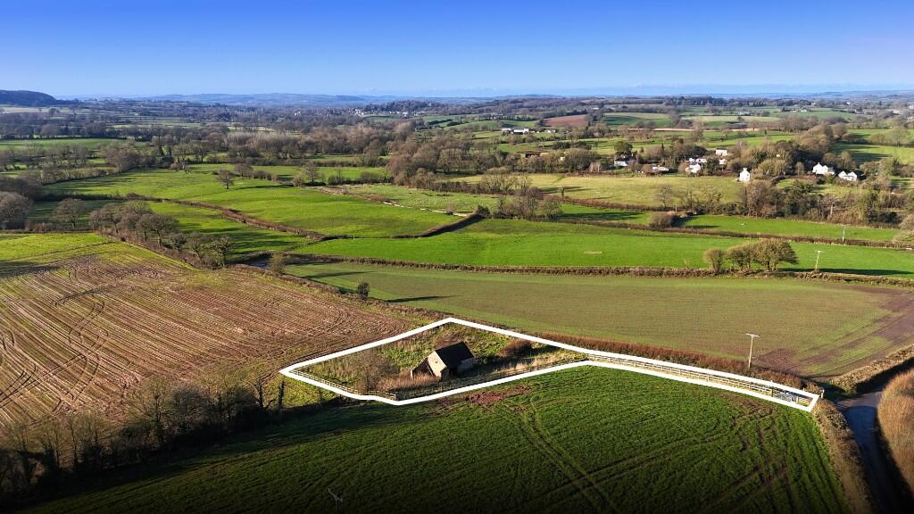 Aerial image of plot