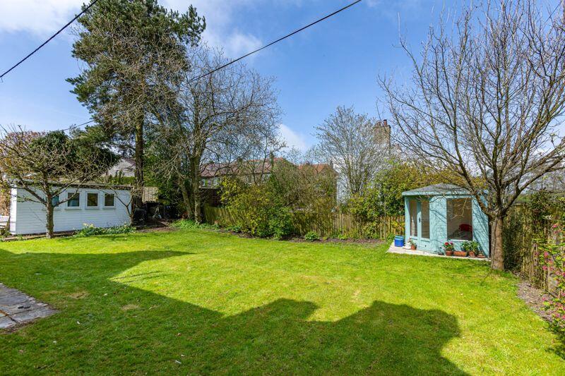 Back Garden with Shed &amp; Summer House