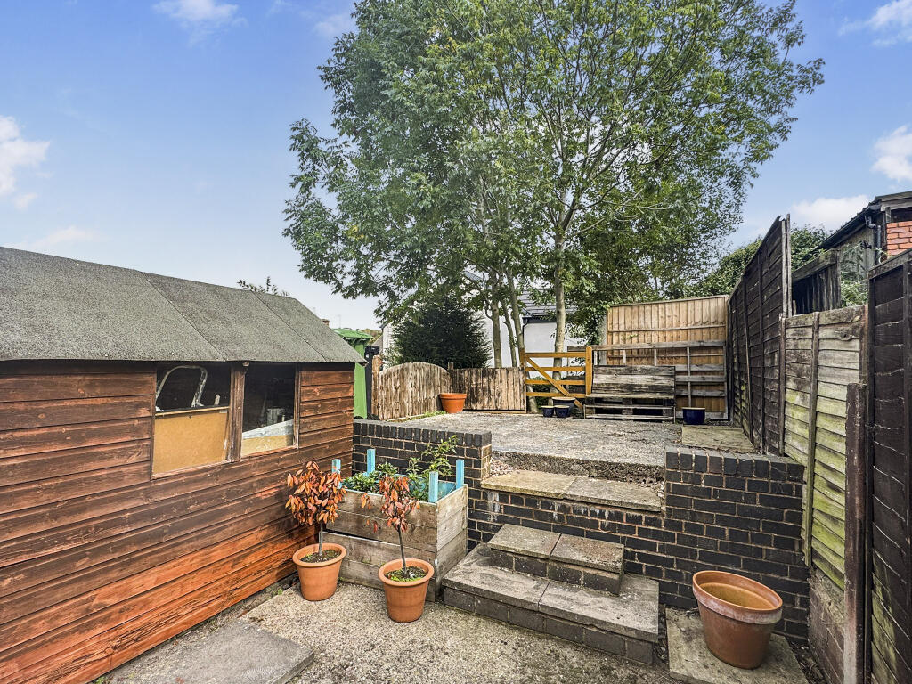 Rear patio