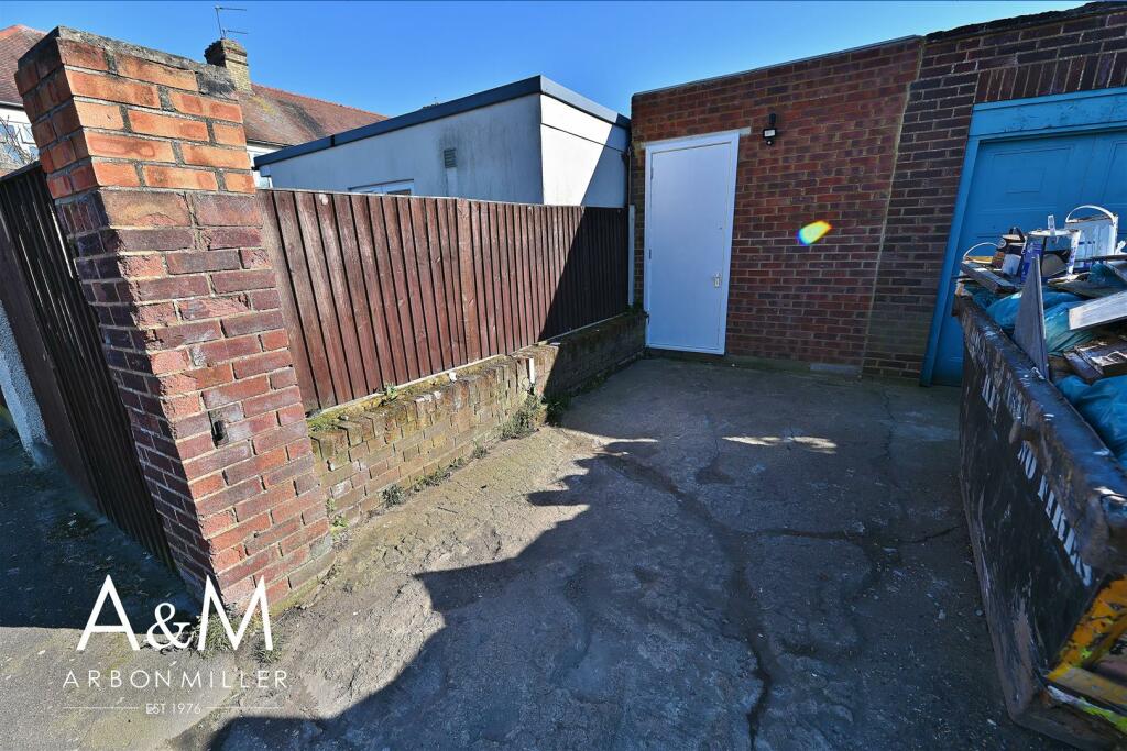 Rear Car Parking Space/Home Office Entrance