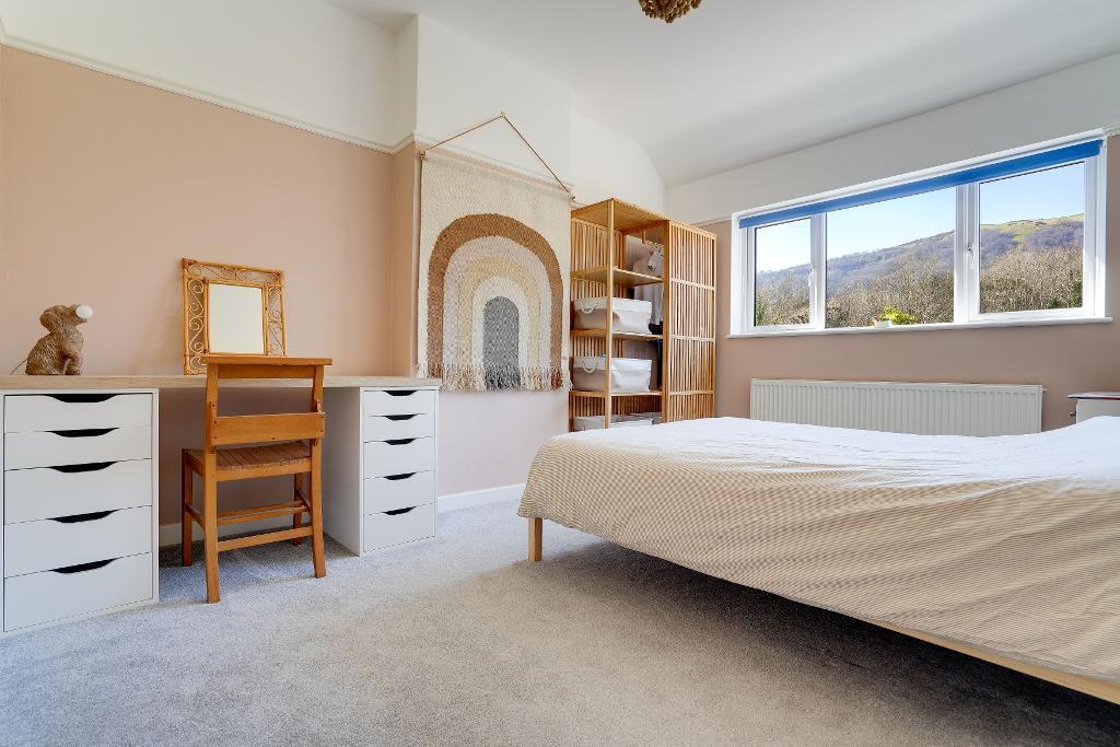 Bedroom 4 with hill views