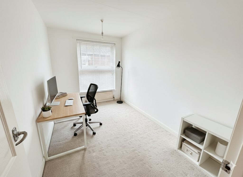 virtually staged idea of how the room could look 