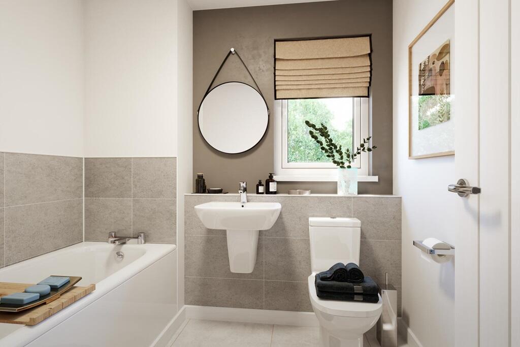 Relax in the family bathroom