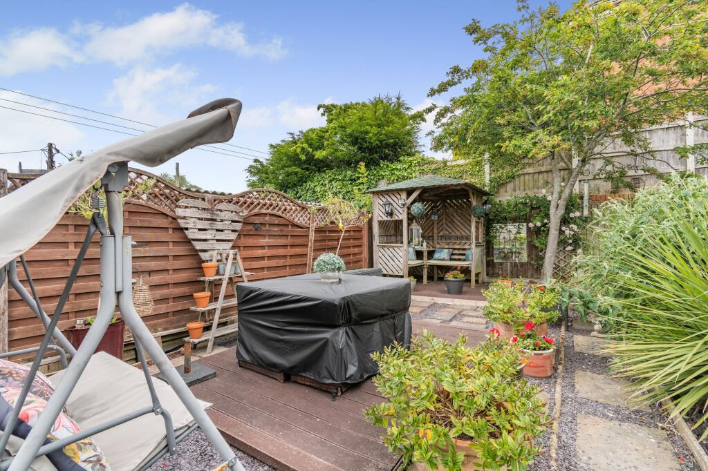 Existing patio area