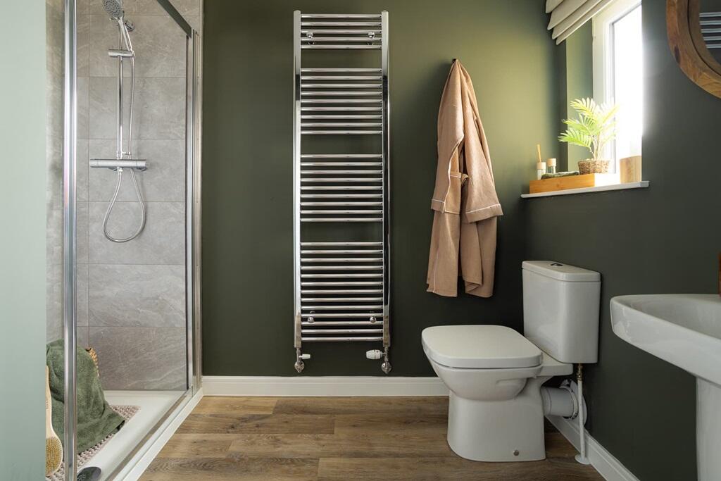 As well as handy en suite