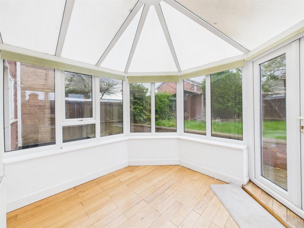 Upvc conservatory: