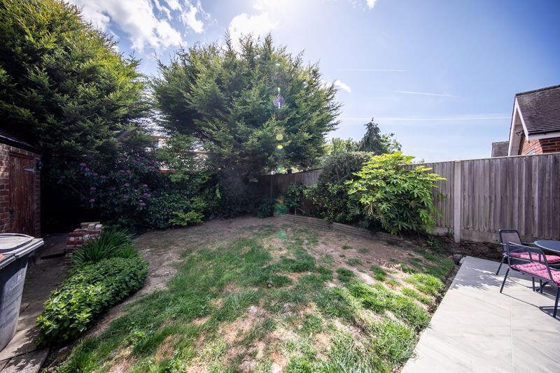 Private South facing garden