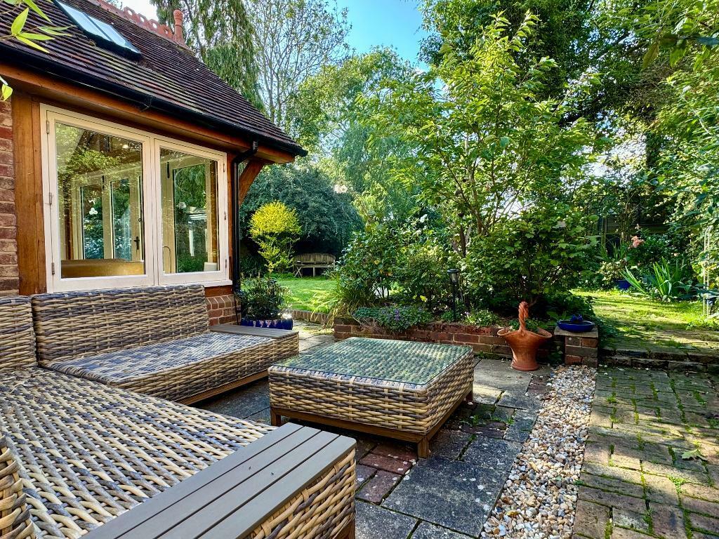 Relaxing outdoor seating