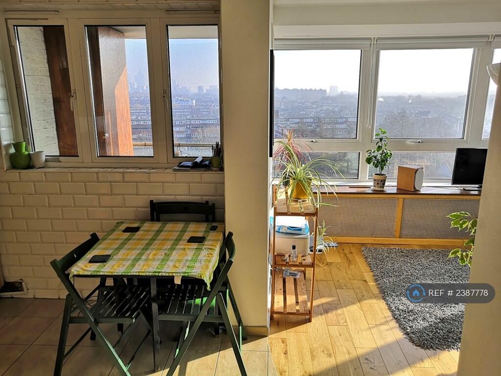 Kitchen, Lounge And Balcony