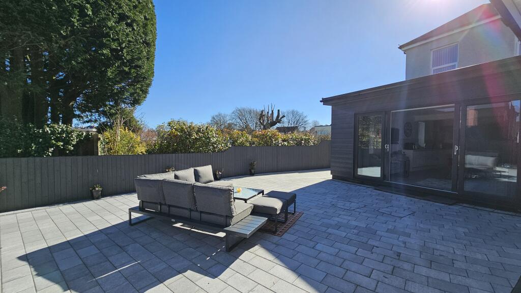 Rear garden