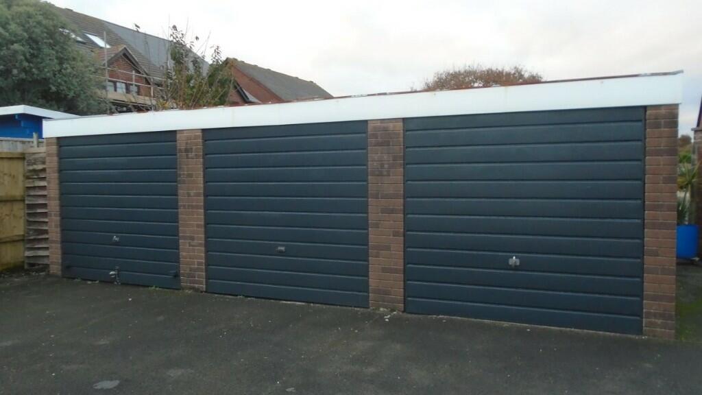 Garage on right