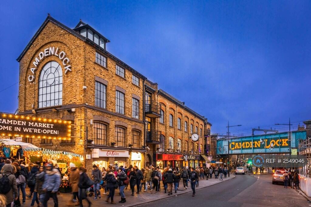 Famous Camden Lock Few Minutes Walk Away
