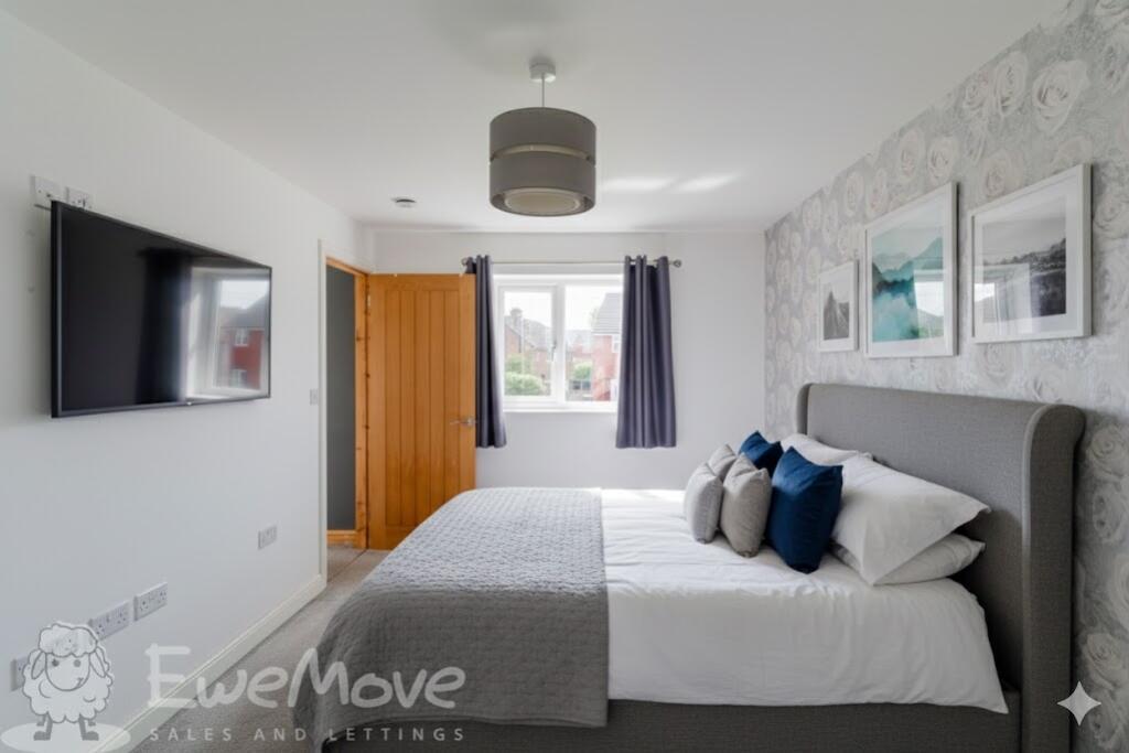 Bedroom 1 with added furniture for bedroom Ideas o
