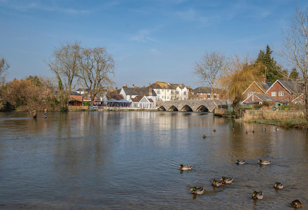 The medieval bridge at Fordingbridge