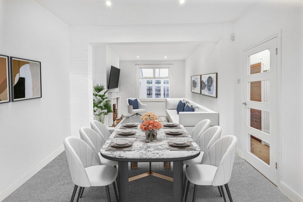 Disclaimer: This image has been virtually staged to illustrate potential layout and furnishings.