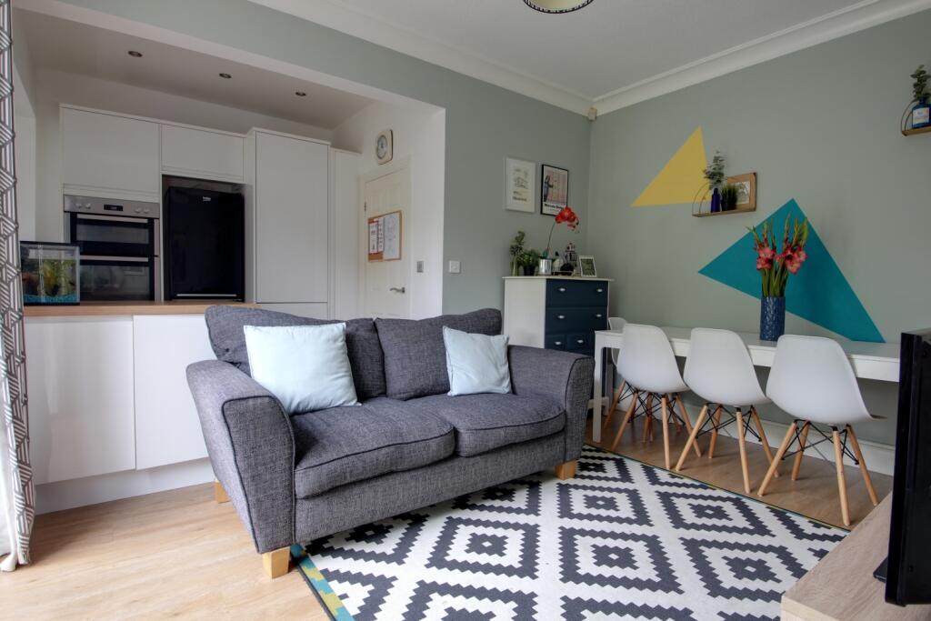 Dining Living and Kitchen areas